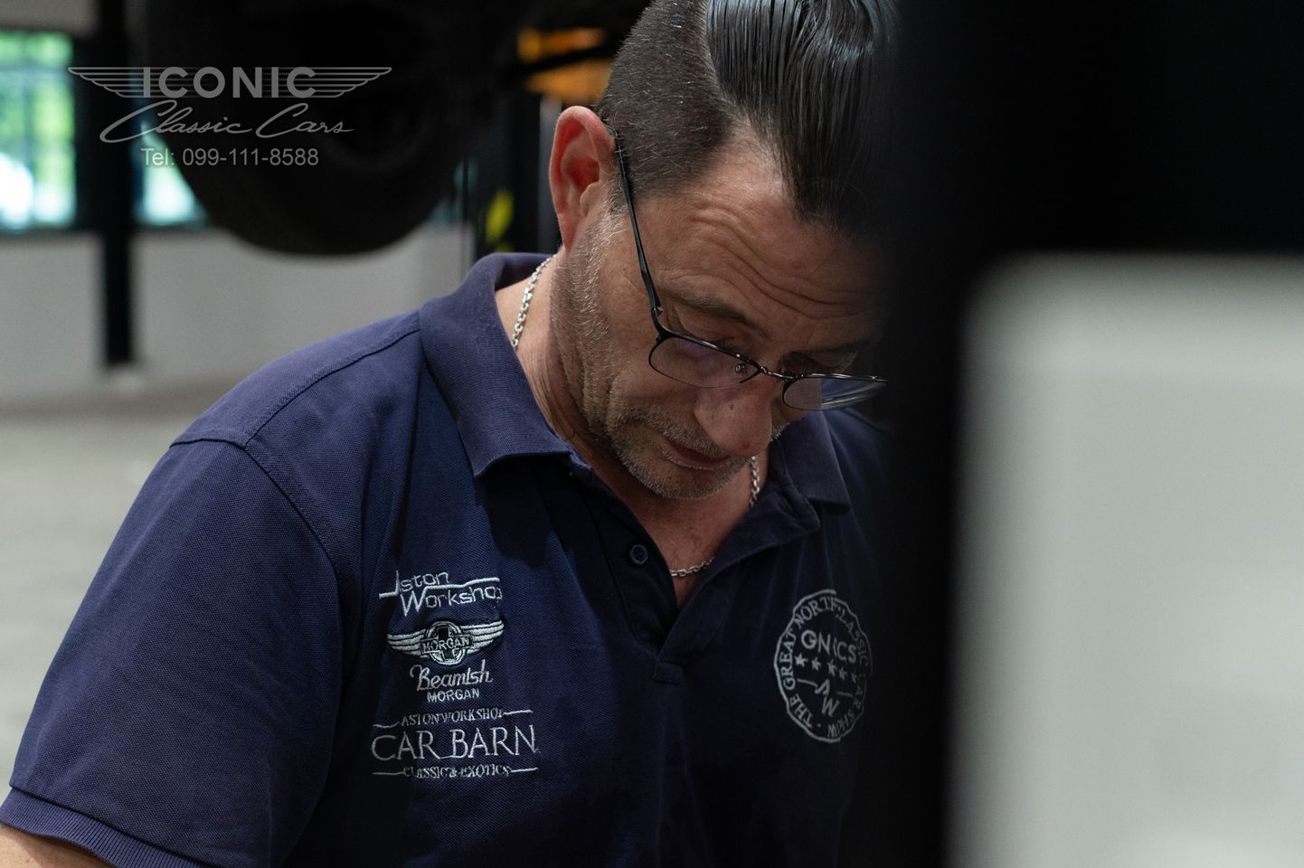 Andy Duarte at iconic classic cars